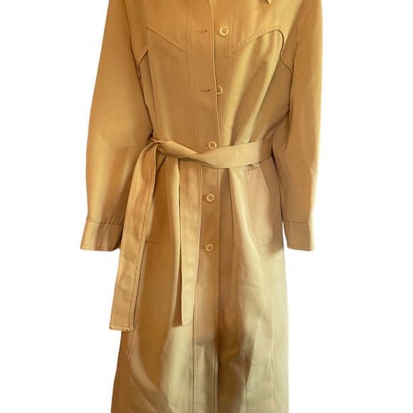forecaster of Boston Jackets & Blazers - Forecaster of Boston Pale Yellow Vintage 70's Trench Coat Size 15/16 Classy Coat